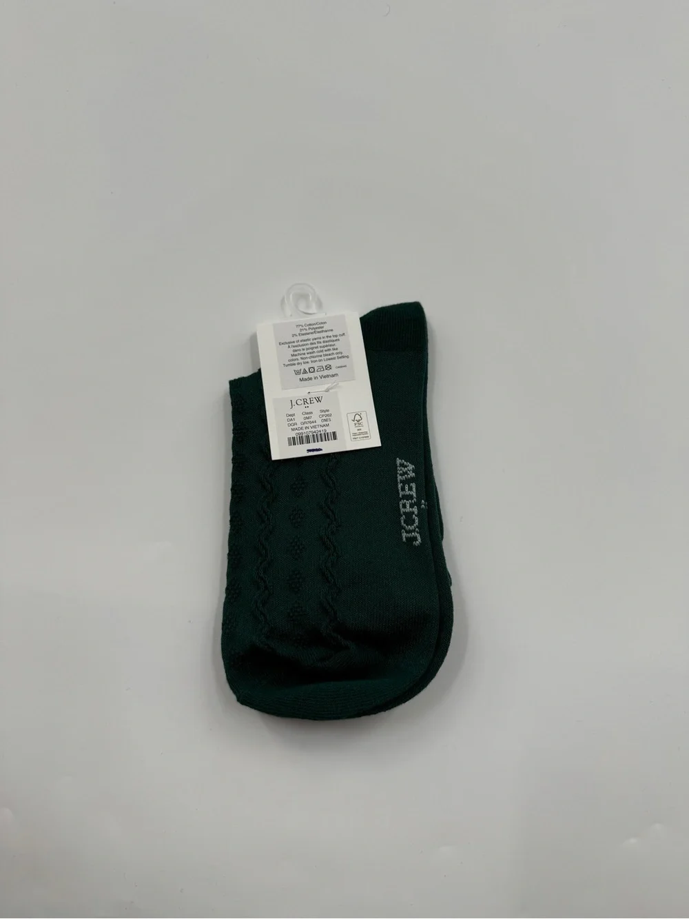 J.Crew Emerald Green Boot Socks NWT